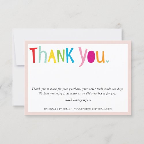 THANK YOU business modern bright typography