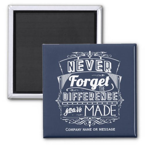 Thank You Business Staff Customer Never Forget Magnet