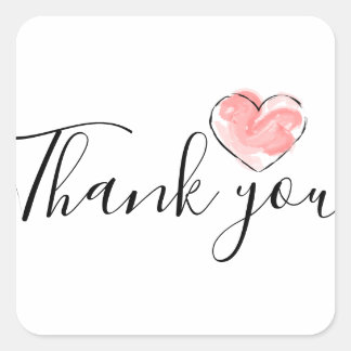 Thank you business stickers