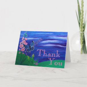 Thank You Butterfly Card
