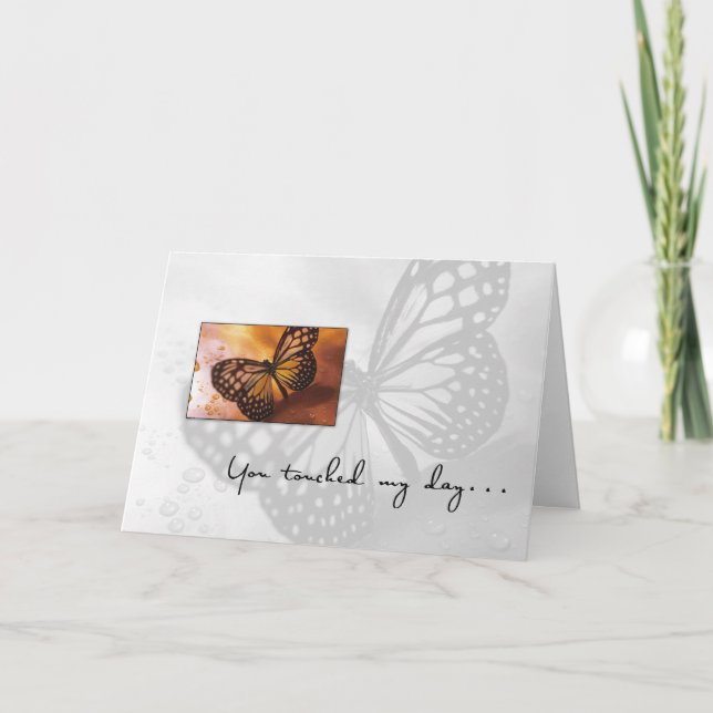 Thank You Butterfly Card (Front)