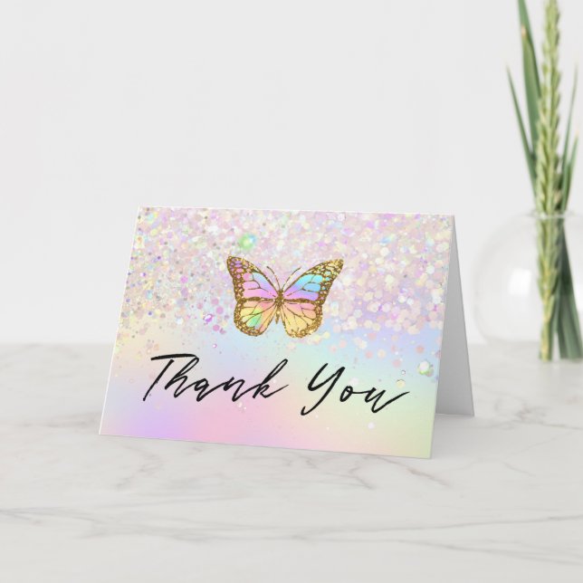 thank you butterfly card (Front)