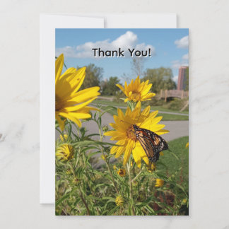 Thank You Butterfly Invitation