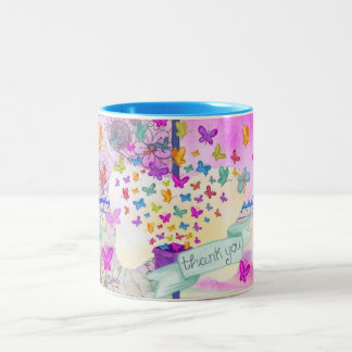 Thank you - Butterfly - Mug