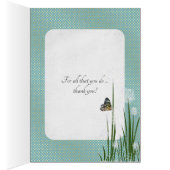 thank you-butterfly on puff flower (Inside (Right))