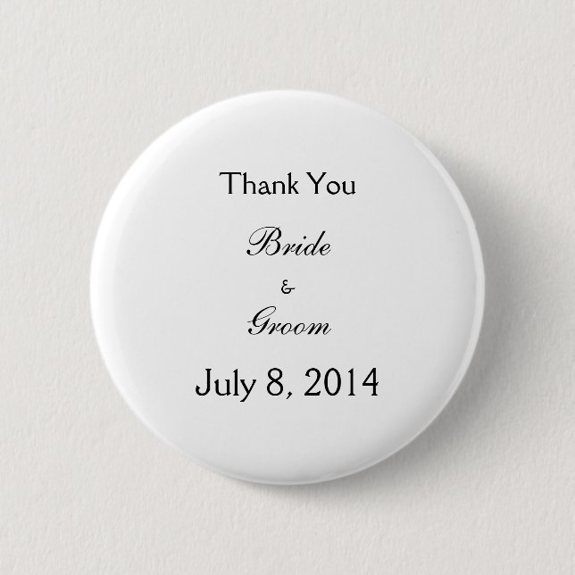 Thank You Button (Front)