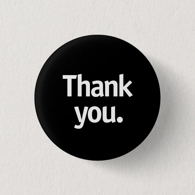 Thank you. button (Front)