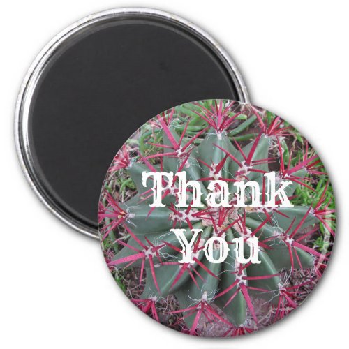 Thank You Cactus Photo Desert Plant Appreciation Magnet
