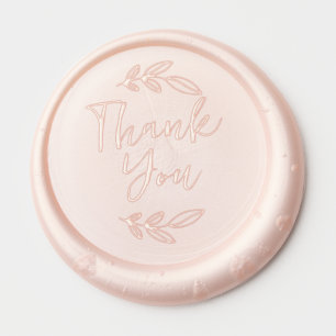 Thank You Calligraphy Wax Seal Sticker