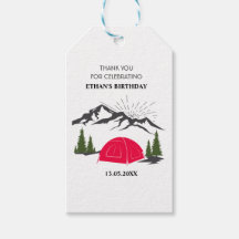 Thank you Camp Birthday Boy