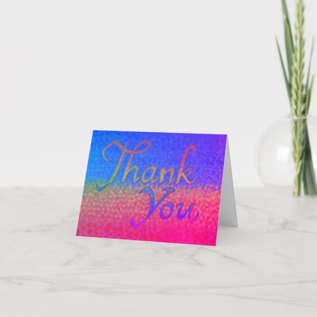 Thank you card (Front)
