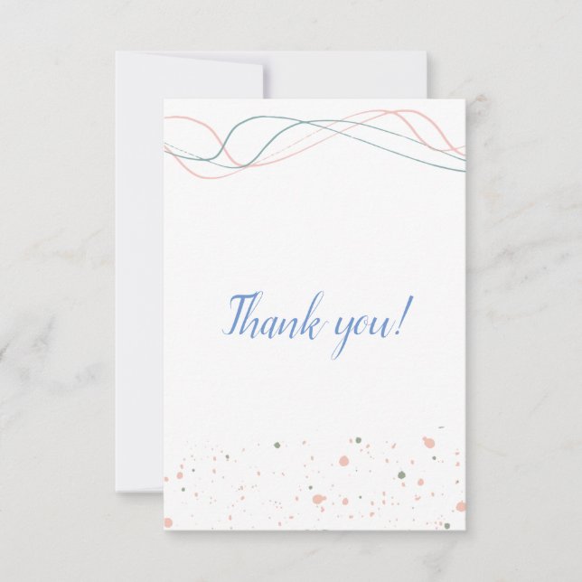 Thank you card (Front)