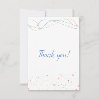 Thank you card