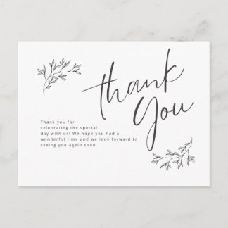 Thank You Card
