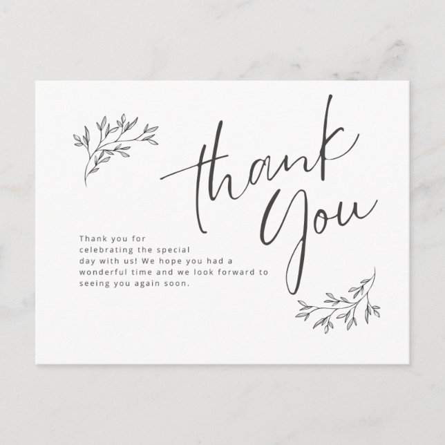Thank You Card (Front)