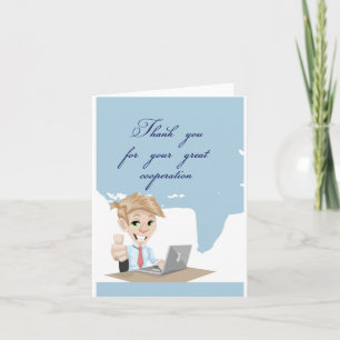 Thank you card
