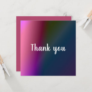 Thank you card