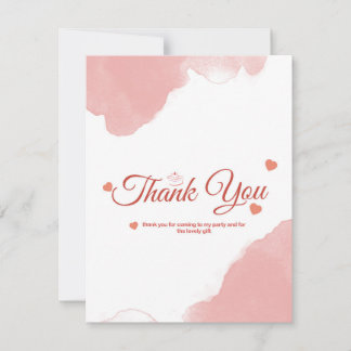 Thank You Card
