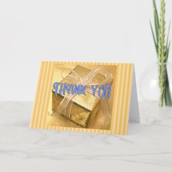 Thank You Card by mannybell at Zazzle