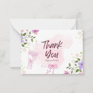 Thank you card
