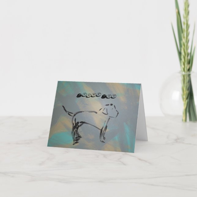 Thank You Card  (Front)