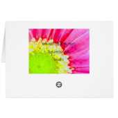 Thank you card (Back Horizontal)