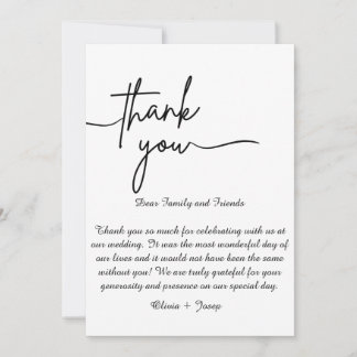 Thank You Card