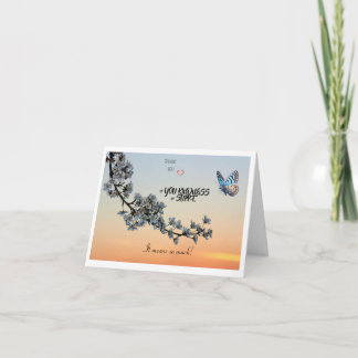 thank you card