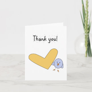 Thank you card