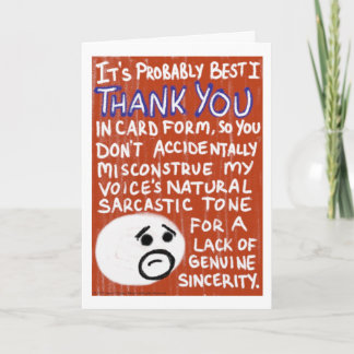 Thank You Card