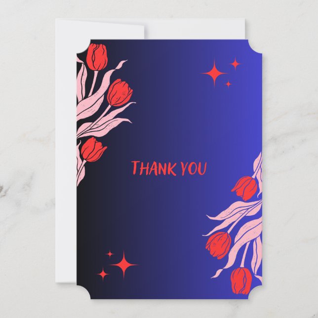 Thank you card (Front)