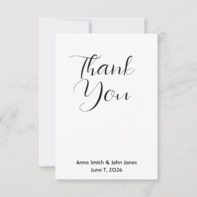 Thank You Card (Front)