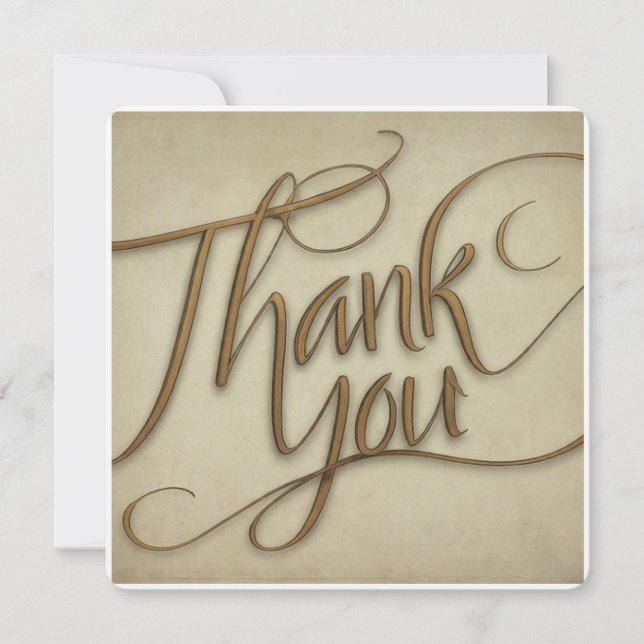 Thank you card (Front)