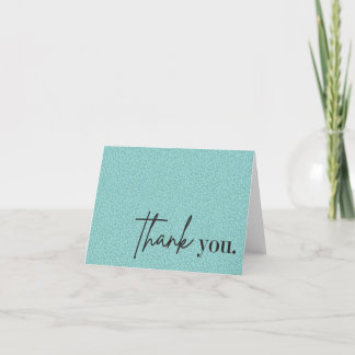 Thank you card