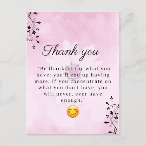 Thank you Card 