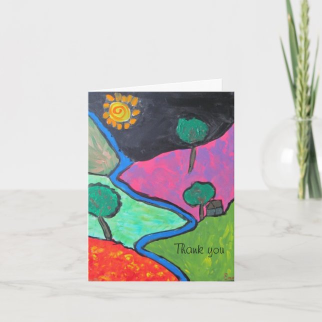 Thank you card (Front)