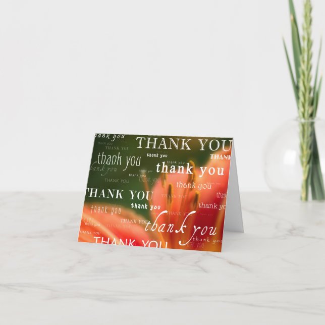 thank you : card (Front)