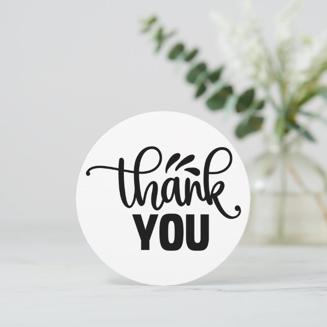 Thank you card (Standing Front)
