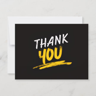 Thank you card