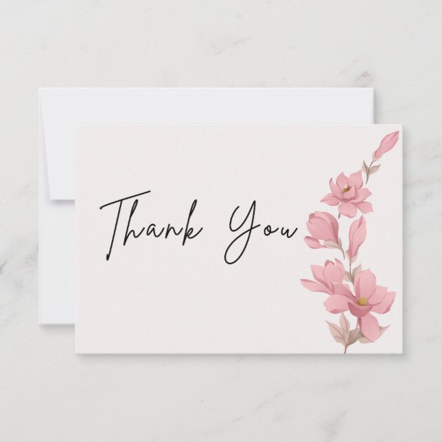 Thank you card  (Front)