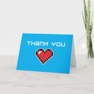 Thank You Card - 8 Bit