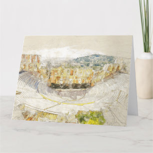 Thank You Card – Ancient Theater of Athens, Greece