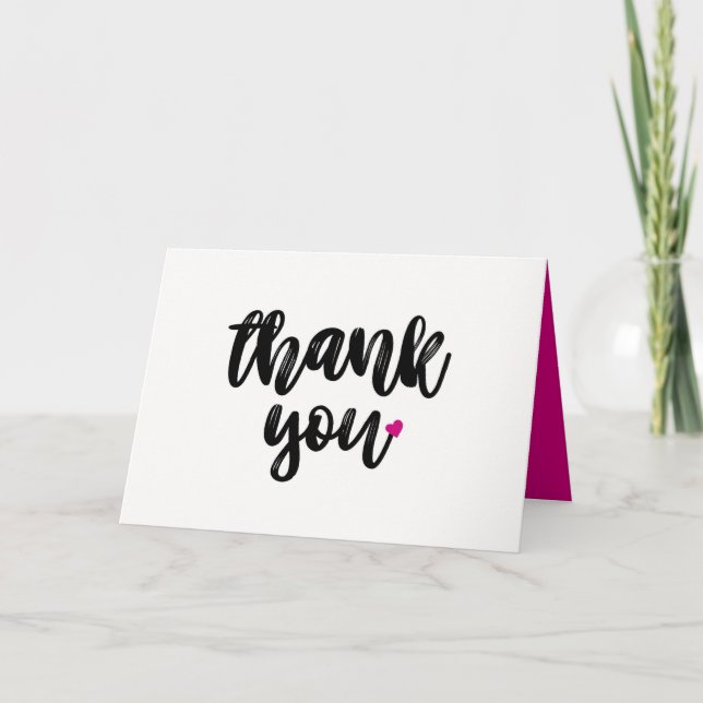 Thank You Card, Appreciation Card (Front)