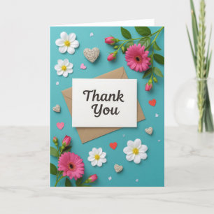 Thank you card, Appreciation card, Thank you Holiday Card
