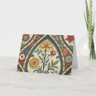 Thank You Card – Arts & Crafts Stained Glass