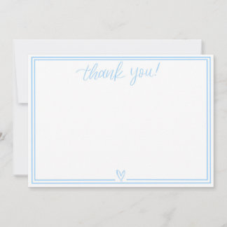 Thank You Card (Baby Blue)