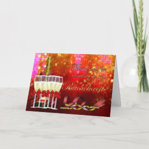 Thank you card Bachelorette Party