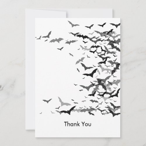 Thank You Card _ Bats  Blank