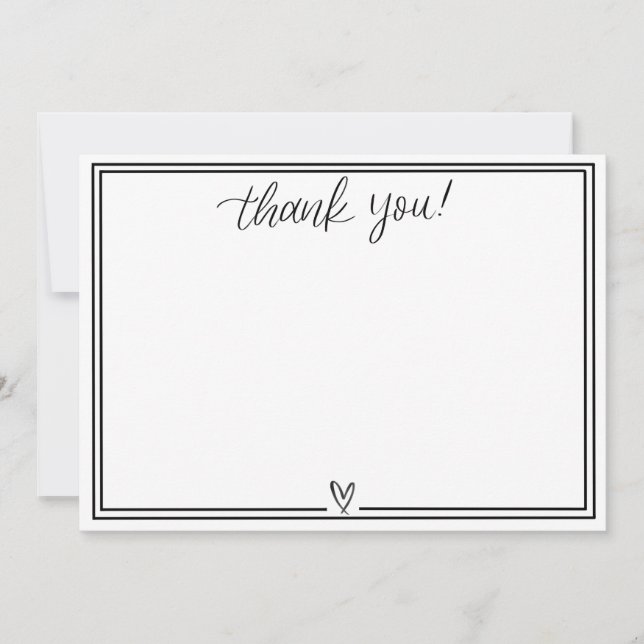 Thank You Card (Black) (Front)