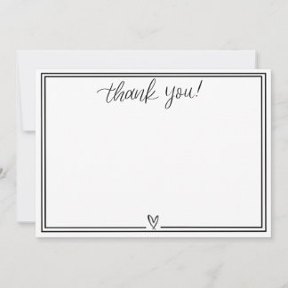 Thank You Card (Black)